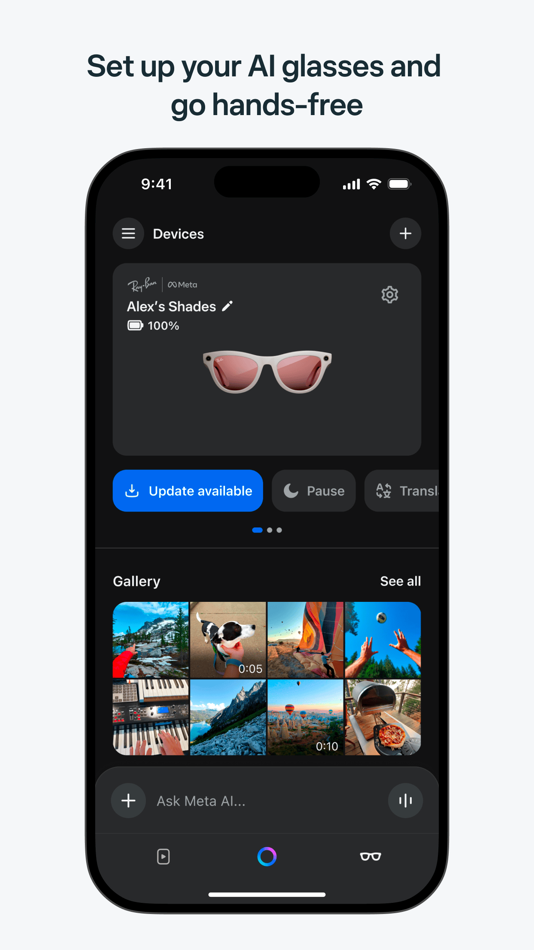#2. Meta AI - Vibes & AI Glasses (iOS) De: Meta Platforms, Inc.