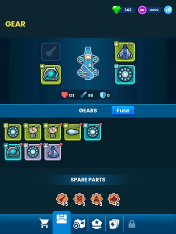 Inventory Merge Combat iPad screenshot