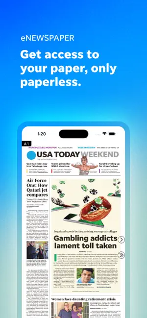 USA TODAY: US & Breaking News iPhone screenshot 2
