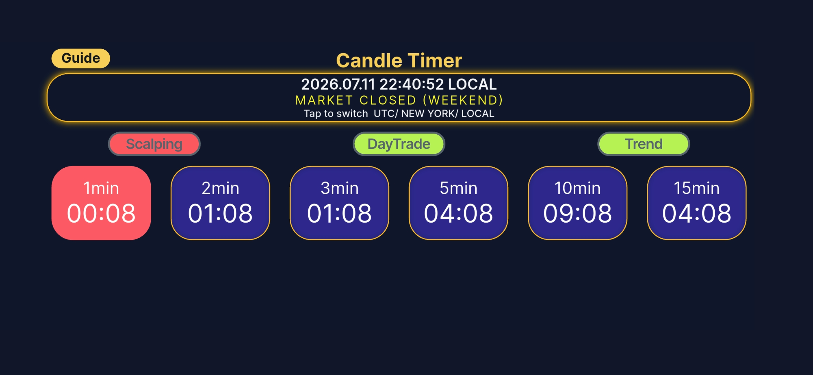 Candle Timer: Trading Clock screenshot 9