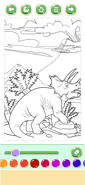 Dinosaurs Coloring Pages Game screenshot 4