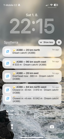 Spotterra: Plane Spotting iPhone screenshot