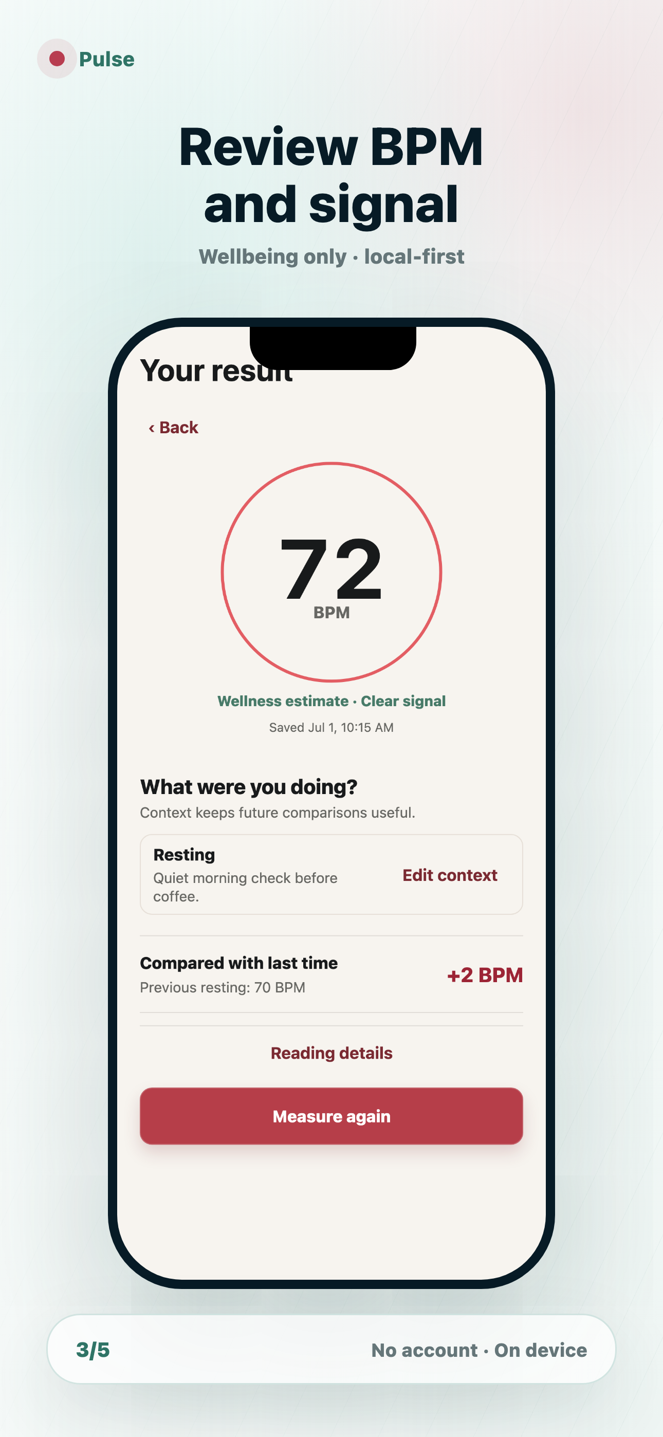 Pulse: Heart Rate Tracker screenshot 3