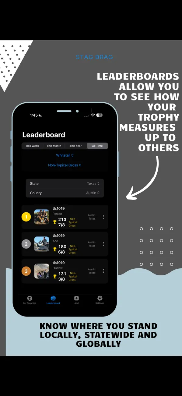 Screenshot #1 pour Stag Brag: Deer Scoring App