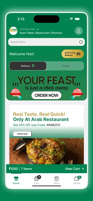 Arab Restaurant India screenshot 1