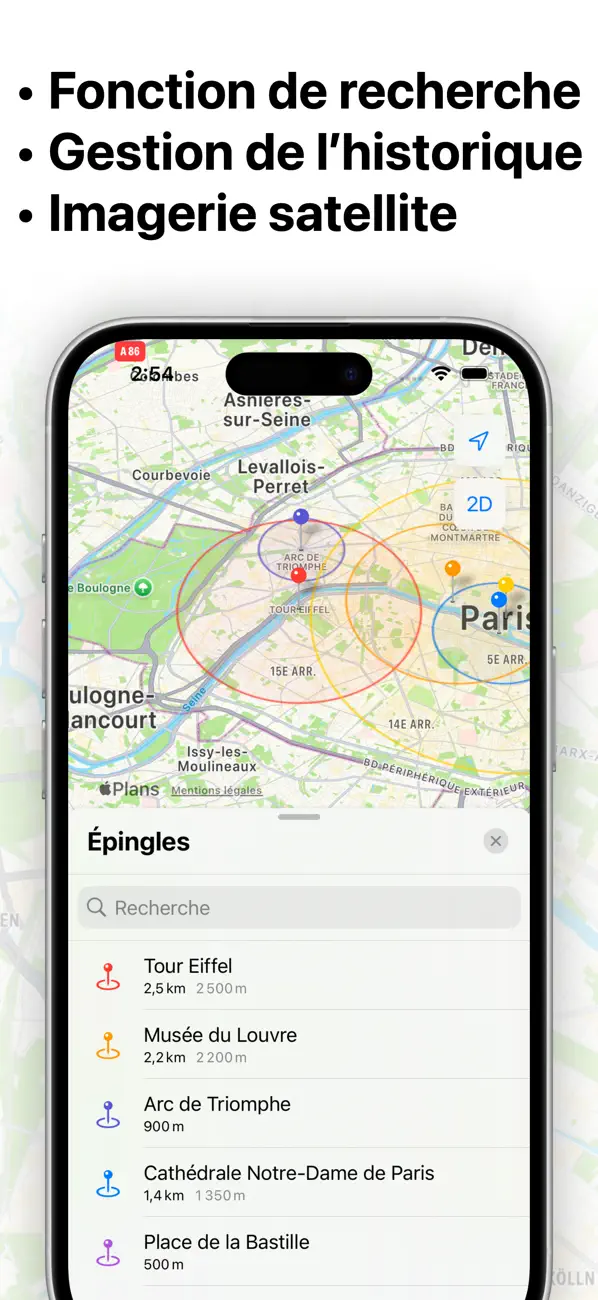 Screenshot #2 pour Carte rayon
