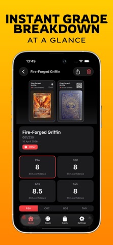 Card Grader App Screenshot 2 of 6