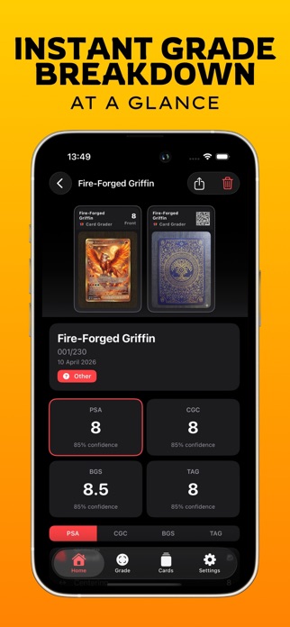 Card Grader App Screenshot 2 of 6