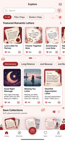 Love Letter, Messages & Quotes iPhone screenshot