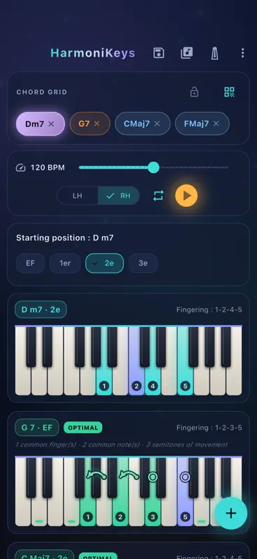 HarmoniKeys: Piano Chords screenshot 4 of 6