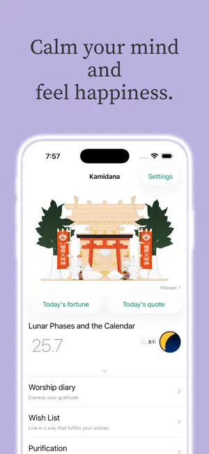 Kamidana: Japanese Zen Habit screenshot 1