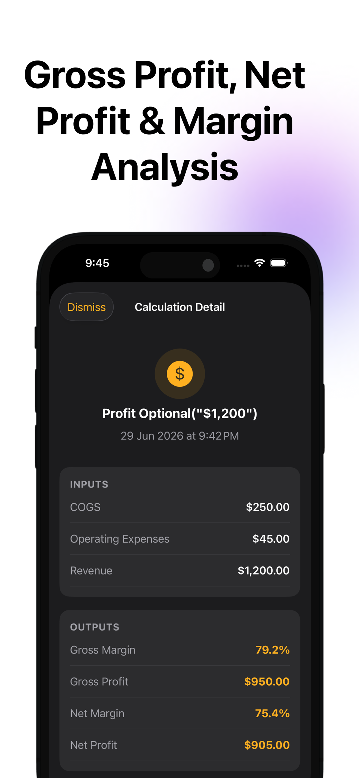 Profit Calculator : ProfitPal screenshot 5