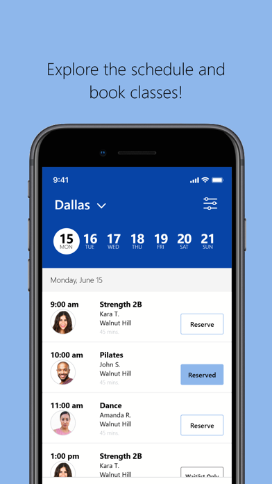 Community Barre Fitness iPhone screenshot 3 - Health & Fitness app