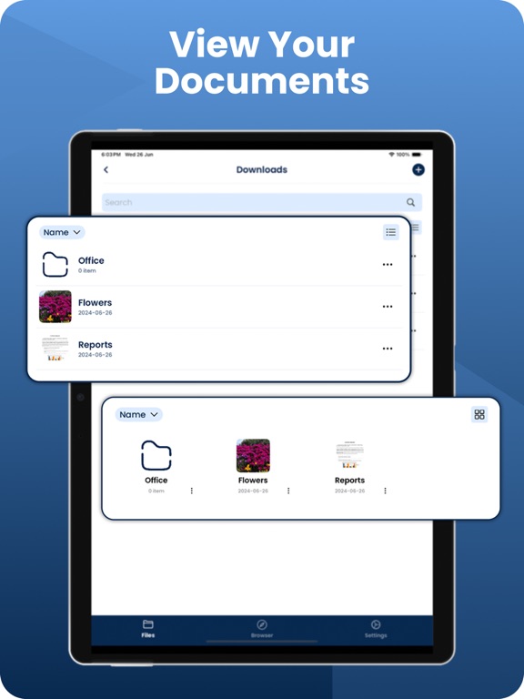 File Manager・Documents iPad screenshot 4 - Productivity app