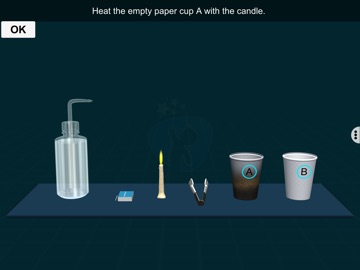 Paper Cup Heating- EduTech Era iPad screenshot