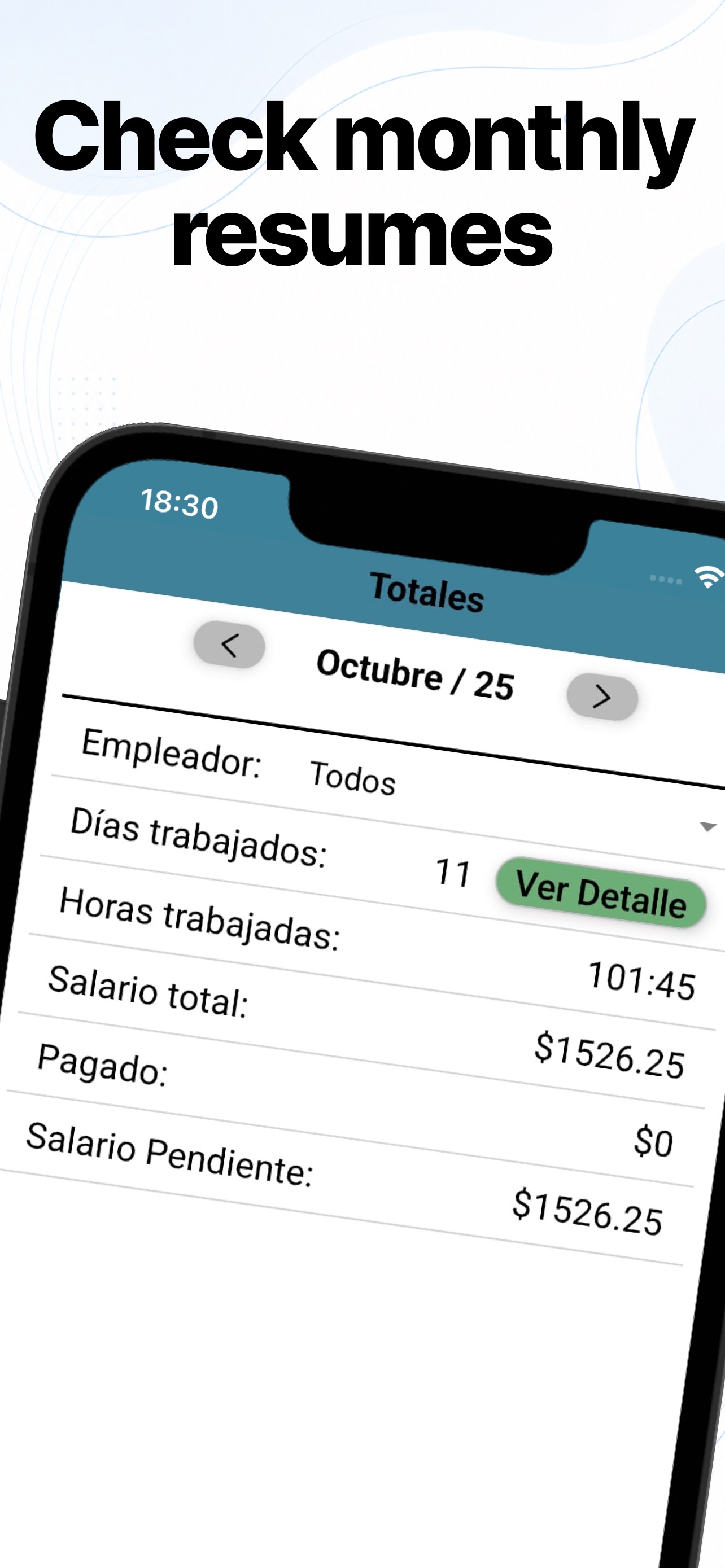 Screenshot 3 of Shifts Table
