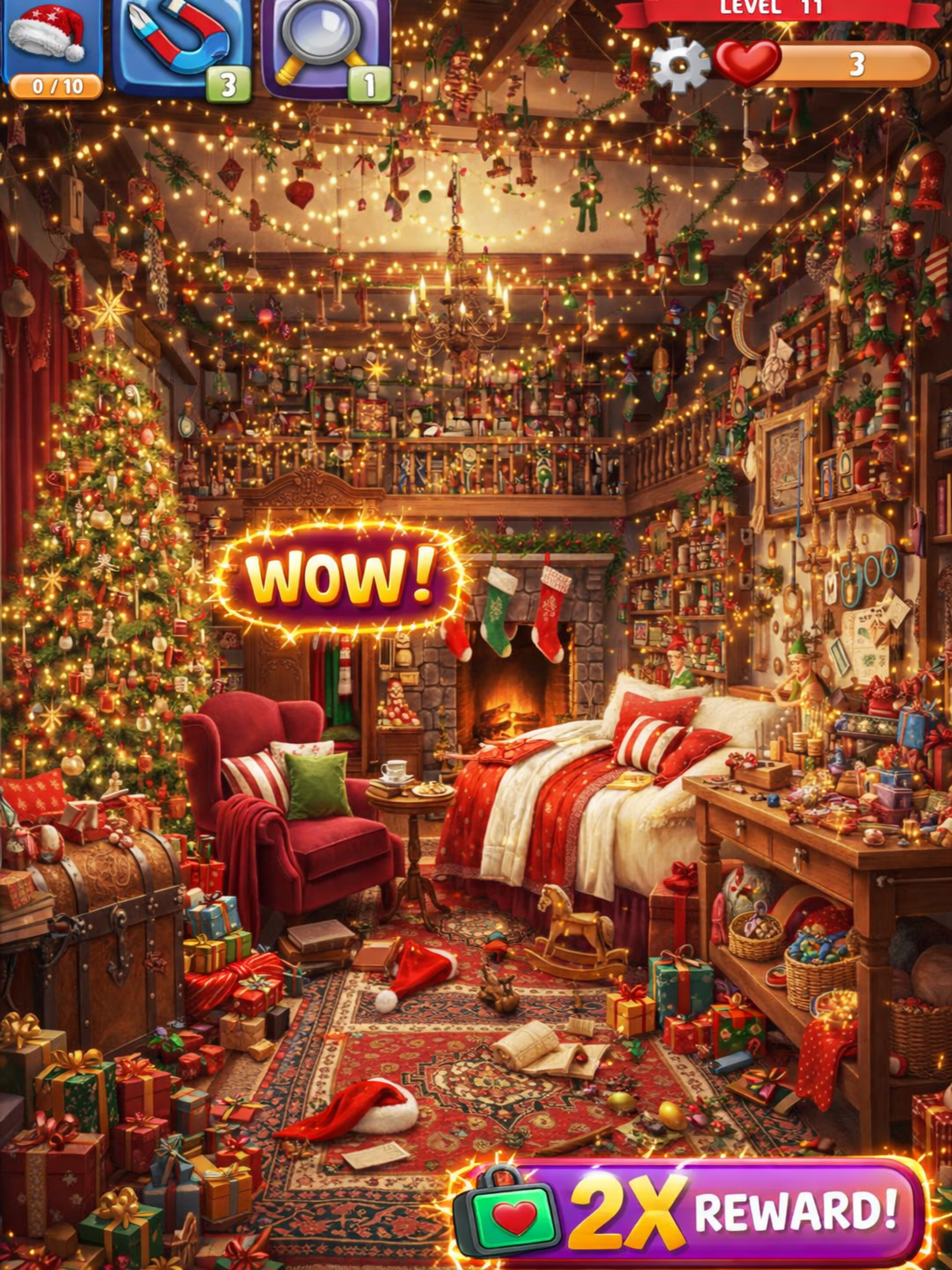 Hidden Objects Christmas Games screenshot 13
