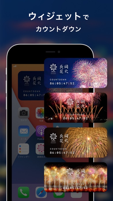 screenshot of 長岡花火 公式アプリ 3