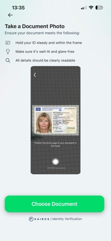 Kairos IDV screenshot