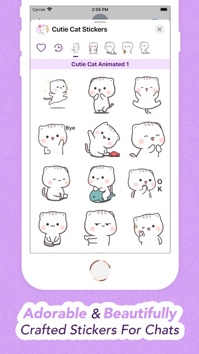 Screenshot 2 of Cutie Cat Animated App