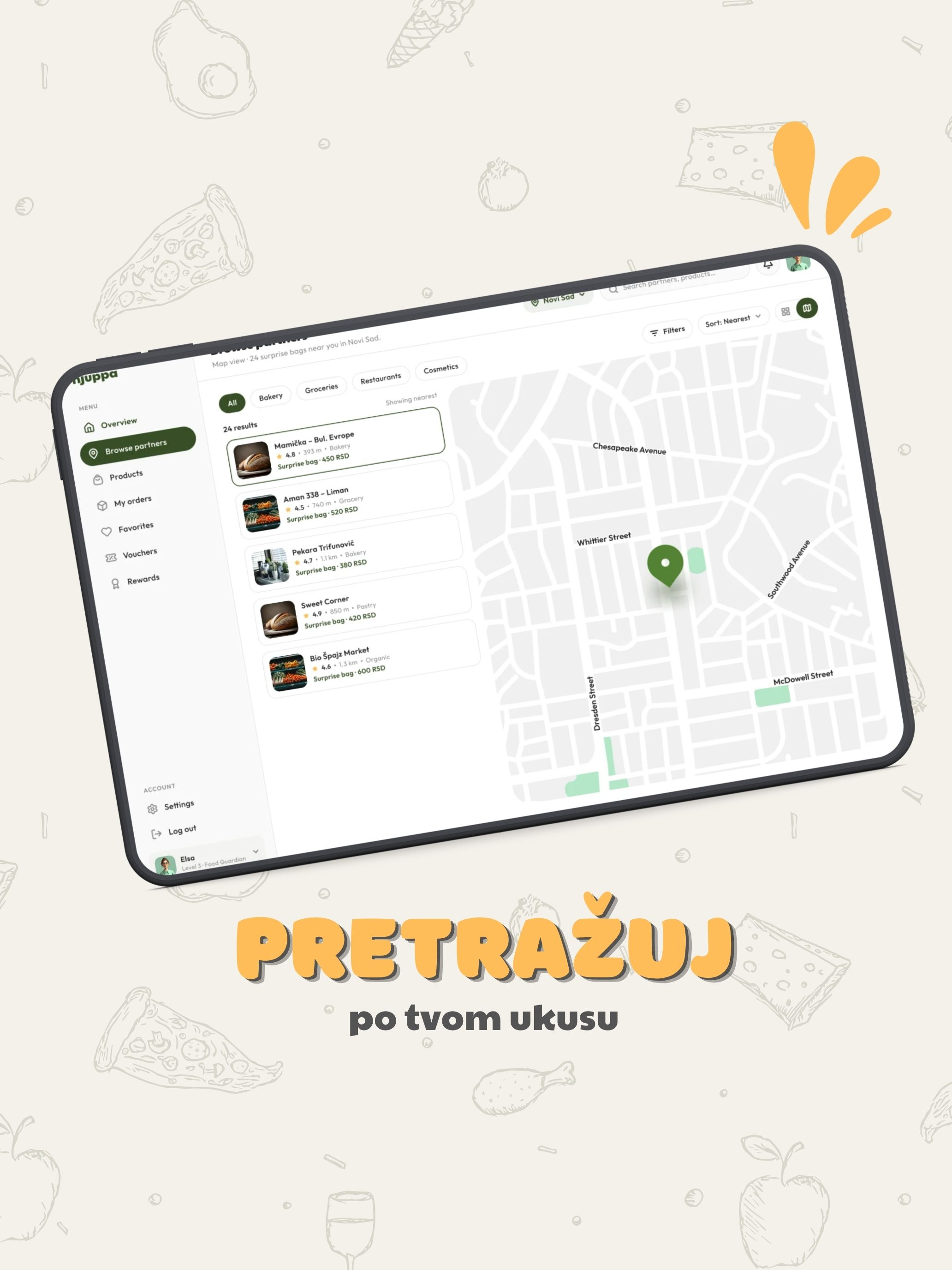 NJUPPA: Spasimo hranu zajedno! screenshot 9