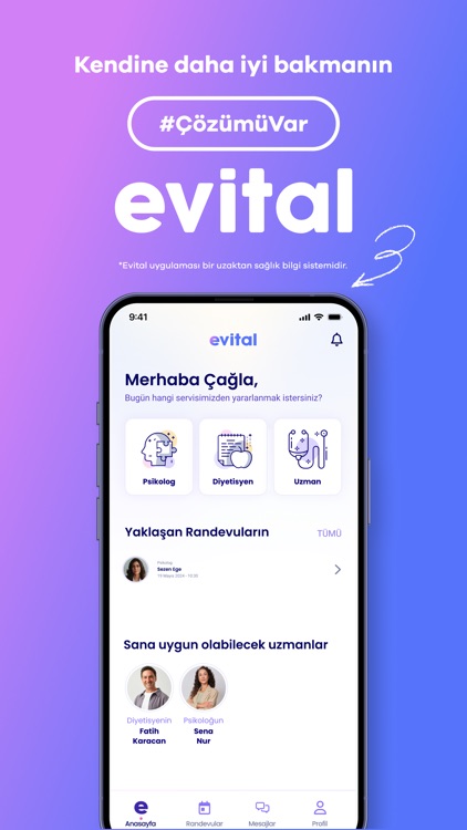 evital - Online Sağlık Hizmeti