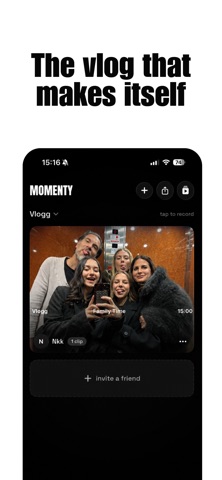 Momenty: Vlog with Friends screenshot