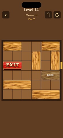 Wooden Slide Puzzle iPhone screenshot