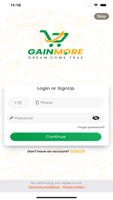 Gainmore Screenshot