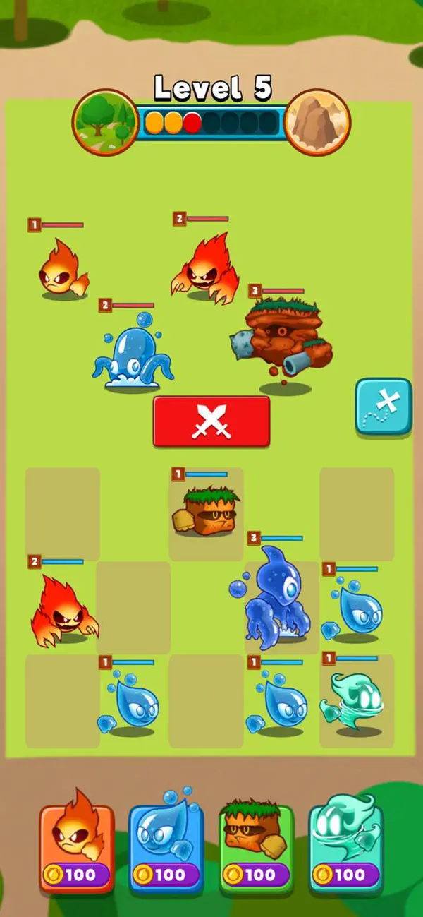Elemental Monsters: Merge iOS Mod IPA screenshot 4 - iOS game interface