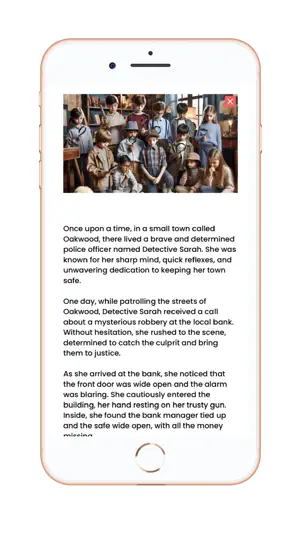 Author ai: story generator screenshot 2