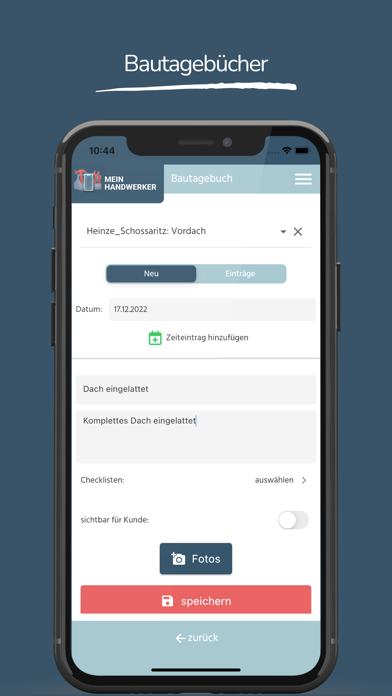 MeinHandwerker-App Screenshot