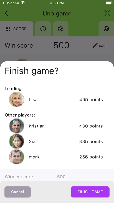 Score Ninja: Score Keeper Screenshot