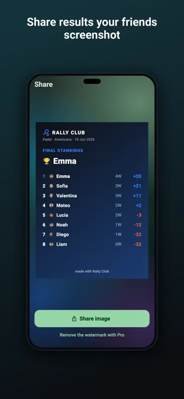 Rally Club: Pickleball Score screenshot 7 of 10