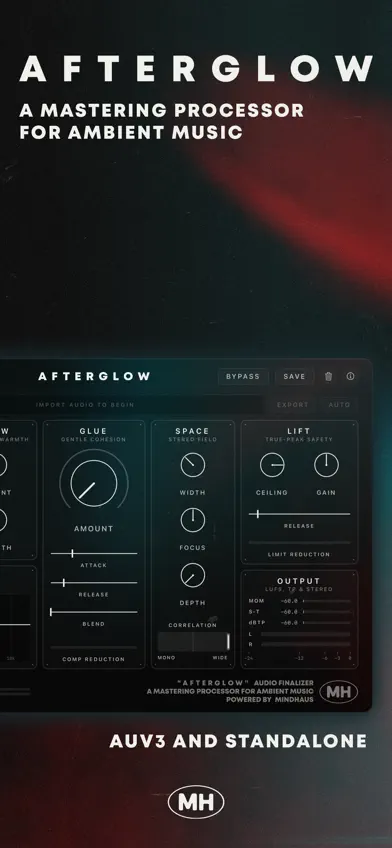 Afterglow - Audio Finalizer screenshot 1