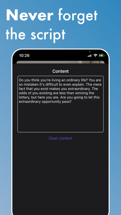 Teleprompter Pro Screenshot