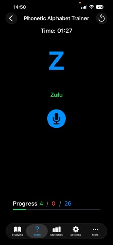 ICS: alphabet, Morse, flags iPhone screenshot