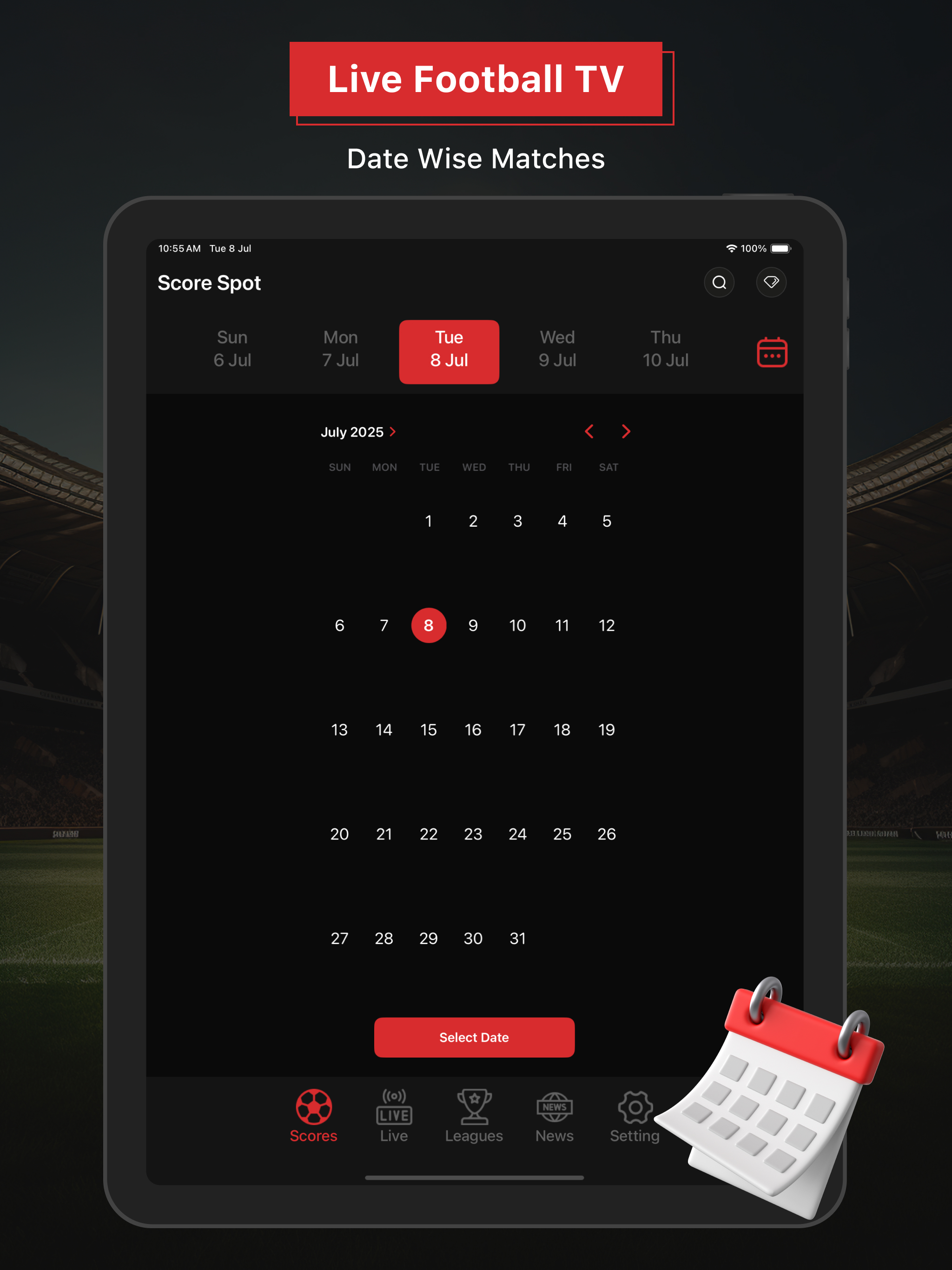 Live Football TV :Live Matches screenshot 13