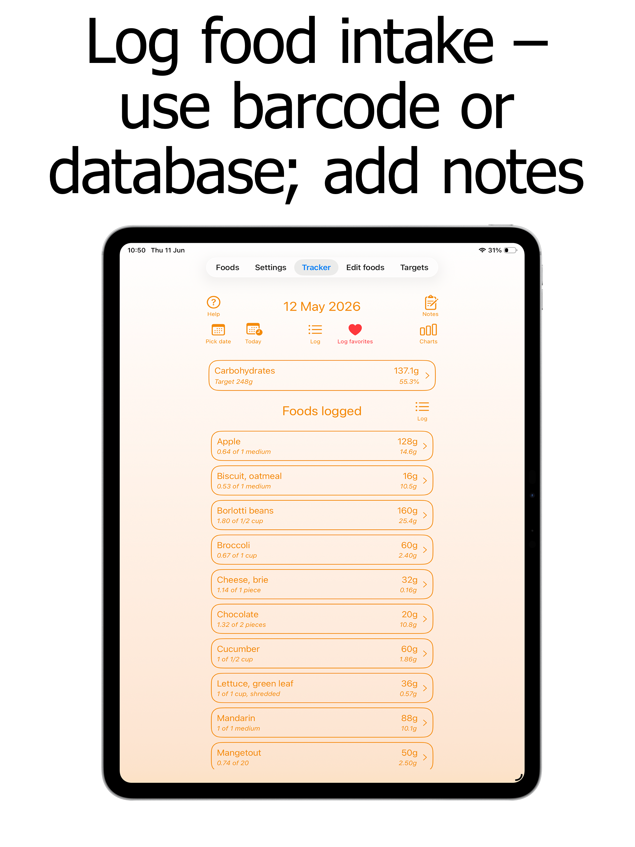 Carb Counter and Tracker screenshot 13