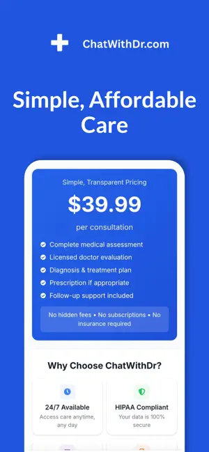 ChatWithDr: Online Doctor 24/7 screenshot 2