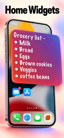 Mini Notes: Sticky Home Widget Screenshot 9 of 10