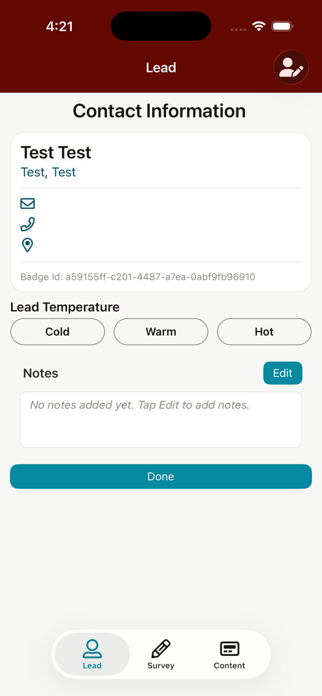 Stova Lead Capture Screenshot 3 of 8