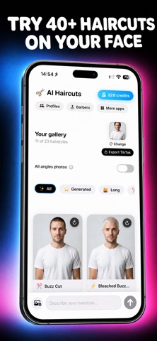 AI Haircuts - Which one for me iPhone screenshot