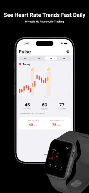 Pulse - Heart Stats screenshot 1