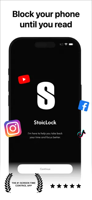 StoicLock: Screen Time & Focus screenshot 1