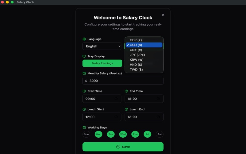 Salary-Clock screenshot