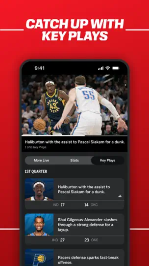 Capture d'écran de ESPN: Live Sports & Scores sur iPhone 6