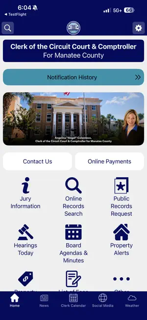Manatee Clerk of Court screenshot 1
