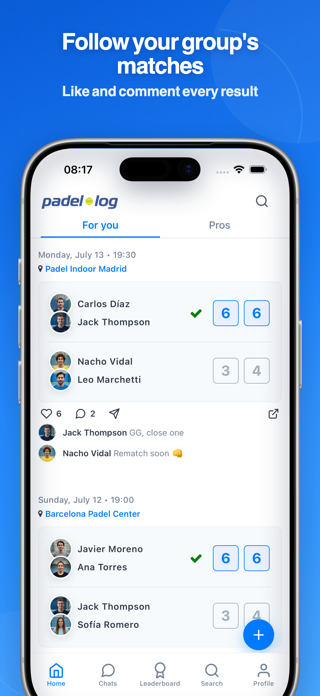 Padellog: Padel Match Tracker Screenshot 5 of 9