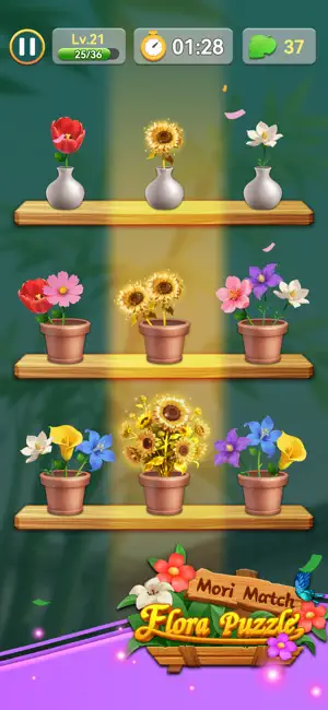 Mori Match : Flora Puzzle screenshot 3